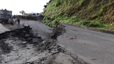 Deslizamientos de tierra en Ecuador 2025: vías cerradas por lluvias
