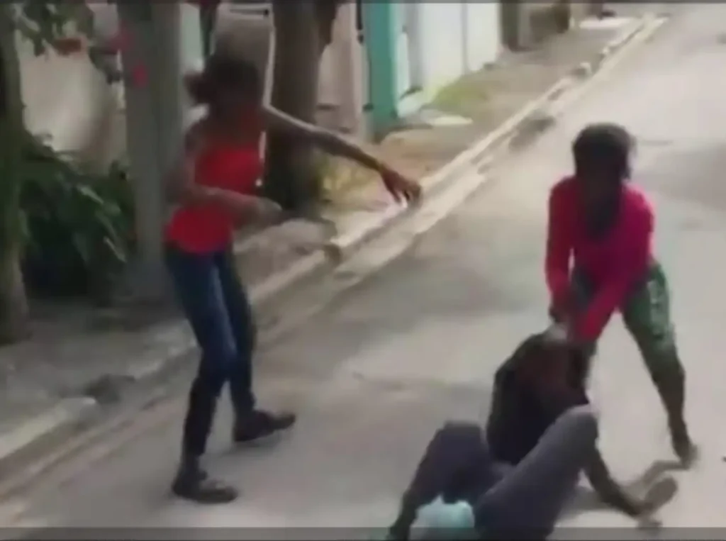 Se dieron duro y fueron detenidas