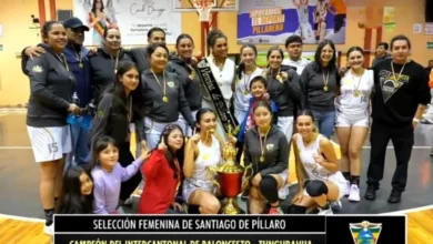 Píllaro campeón del Intercantonal de Baloncesto femenino 2025.