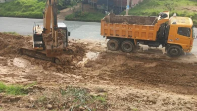 Trabajos urgentes en vía Guaranda Balsapamba por seguridad