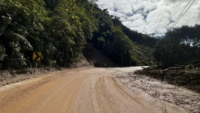 Vía Macas-Limón fue habilitada tras deslizamiento de tierra