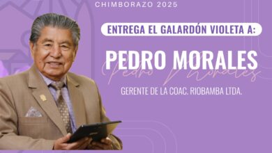 Pedro Morales recibió el Galardón Violeta