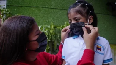 Uso obligatorio de mascarillas en unidades educativas de Cotopaxi.