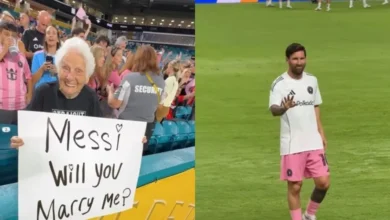 Abuelita le propuso matrimonio a Messi en el Mundial de Clubes