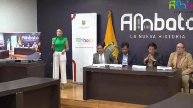 Ambato busca apoyo económico internacional para realizar obras.