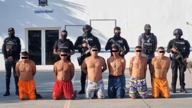 11 personas detenidas por delincuencia organizada en Manta