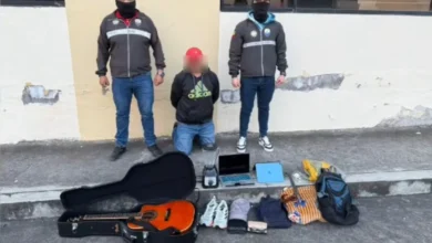 Hombre detenido tras robar en una casa en Guaranda.