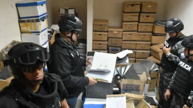 Policía Nacional 'visitó' la Agencia Nacional de Tránsito