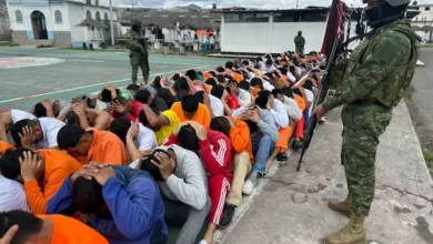 Ejército decomisa 200 objetos prohibidos en cárcel de Riobamba