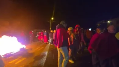 Alausí en Chimborazo se suma al paro nacional 2025