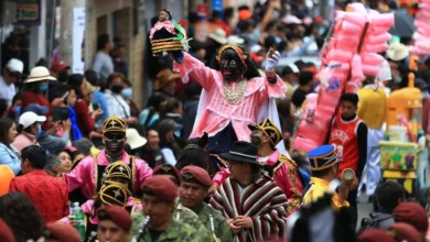 Fiestas de la Mama Negra en Latacunga 2025 recorrido y horarios.