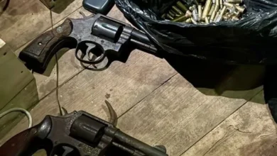 Hombre detenido por portar armas de fuego en Bolívar.