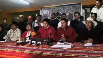 Movimiento Indígena de Chimborazo se une a las movilizaciones en territorio