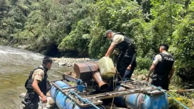 Policía desarticula campo de minería ilegal en Limón Indanza.