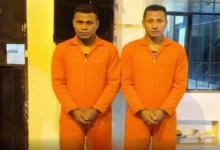 2 hombres detenidos en Caluma por microtráfico de drogas.