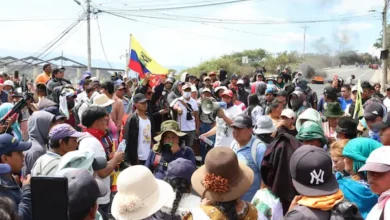 Miles de indígenas marchan en Ibarra y exigen diálogo al Gobierno