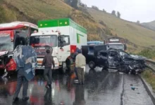 Fatal accidente en la vía Ambato Guaranda deja 2 muertos.