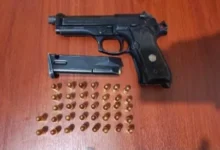 Hombre detenido por portar un arma de fuego en Bolívar.