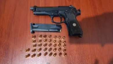 Hombre detenido por portar un arma de fuego en Bolívar.