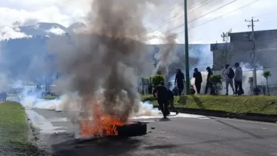 Paro Nacional Ecuador | Enfrentamientos en Otavalo y ataque a convoy humanitario