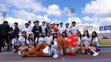 Unidad Educativa Riobamba inauguró sus juegos internos.