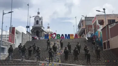 Ejército refuerza la seguridad en Riobamba en operativos militares