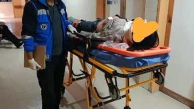 Bomberos de Chambo auxiliaron en accidente de tránsito