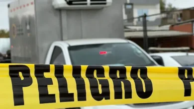 Pareja decapitada como en una película de terror