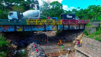 Avanza construcción del dique de Chichis en Tiwintza.