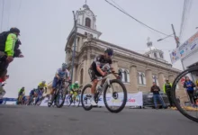 Ciclismo en Riobamba con la Vuelta al Porvenir del Ecuador.