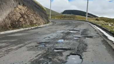 Pujilí denuncian mal estado de la vía Huayrapungo Guangaje.