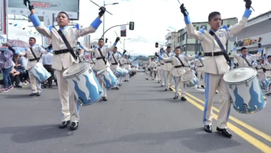 Hoy desfile del 12 de Noviembre en Ambato recorrido y orden.