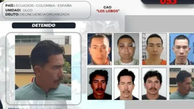 Noboa anuncia captura de máximo cabecilla de Los Lobos en España