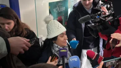 Ecuatoriana gana Lotería de Navidad 2025 en España