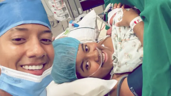 Jombriel se convierte en papá en Navidad