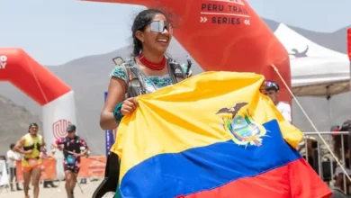 La bandera de Ecuador flameó en competencia internacional.