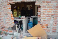 Fuga de gas ocasiona explosión en casa de Riobamba
