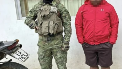 Hombre detenido por portar un arma de fuego en Las Naves.