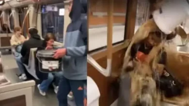 Video | Influencer golpea a anciana y a niña en el metro
