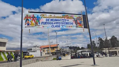 Feria de venta de juegos pirotécnicos en Riobamba: lugar y fecha