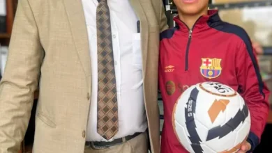 Guillermo Zambrano entregó balón autografiado Kendry Páez