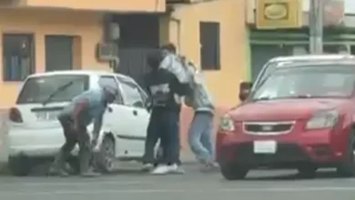Video | Presunto delincuente atrapado en Riobamba