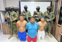 Ejército detuvo a 3 sujetos vinculados al sicariato y extorsión