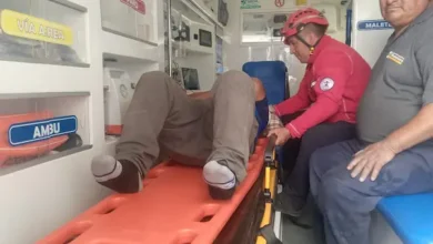 Hombre de Chambo cayó de cabeza del techo de la casa