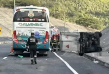 1 muerto y 8 heridos en fatal accidente en Quito