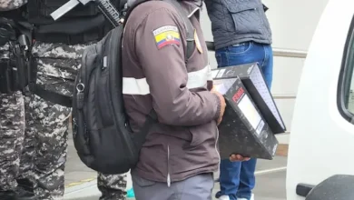 Allanamiento en oficinas de Bomberos Riobamba
