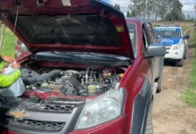 Carro reportado robado recuperó la Policía en Riobamba