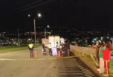 Hombre muere tras ser atropellado en el norte de Ambato.