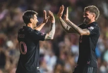 Inter Miami vs IDV: Messi fue derribado en el partido.