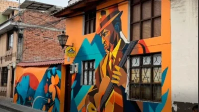 Murales impulsan la recuperación de espacios en Latacunga.